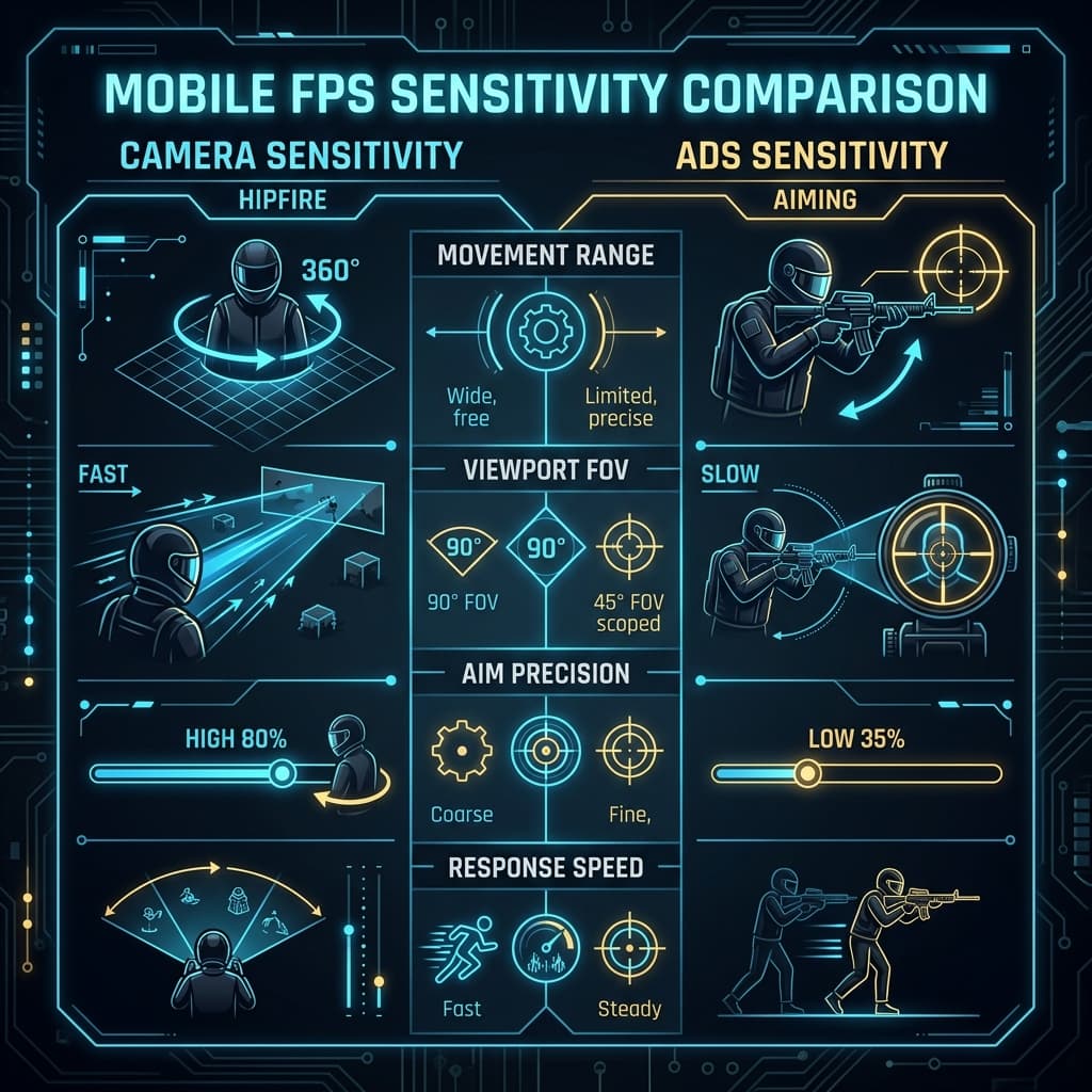 PUBG Mobile Sensitivity Settings Chart