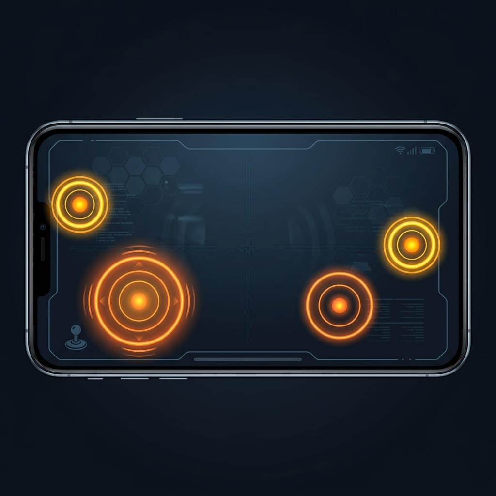 PUBG Mobile Claw Layout Diagram