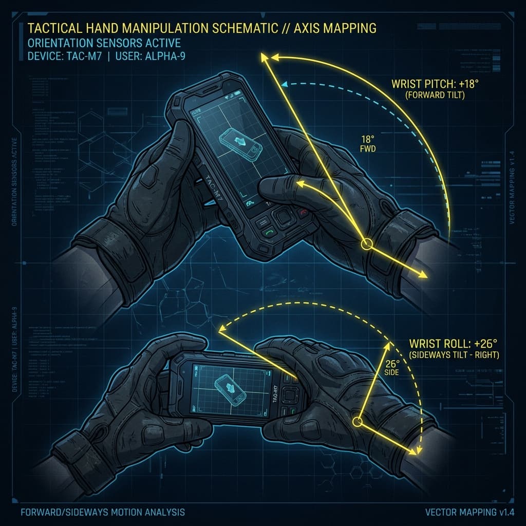 PUBG Mobile Gyroscope Settings Diagram